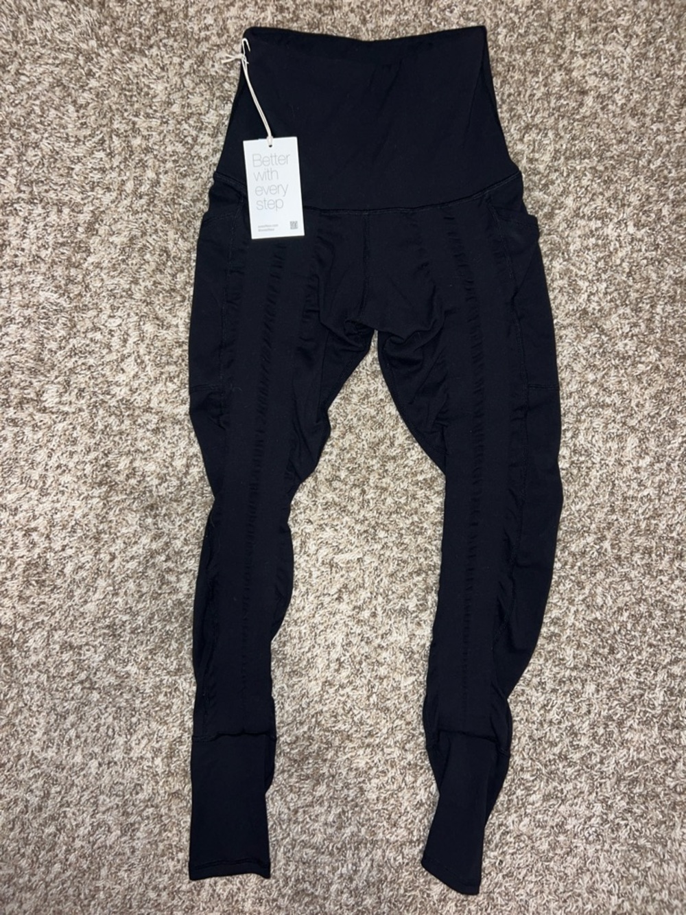 High-Waist Black Performance Leggings for Women - Picture 2 of 15